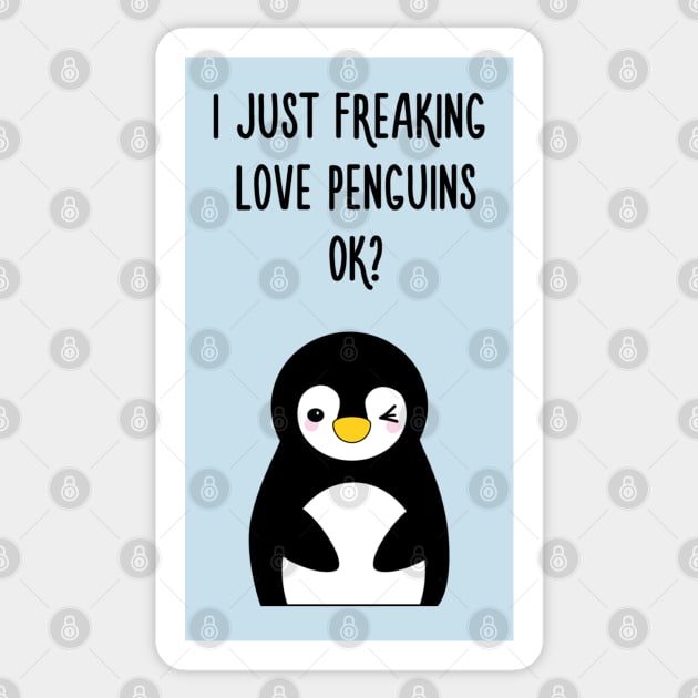 Penguin Sticker by Mint Cloud Art Studio